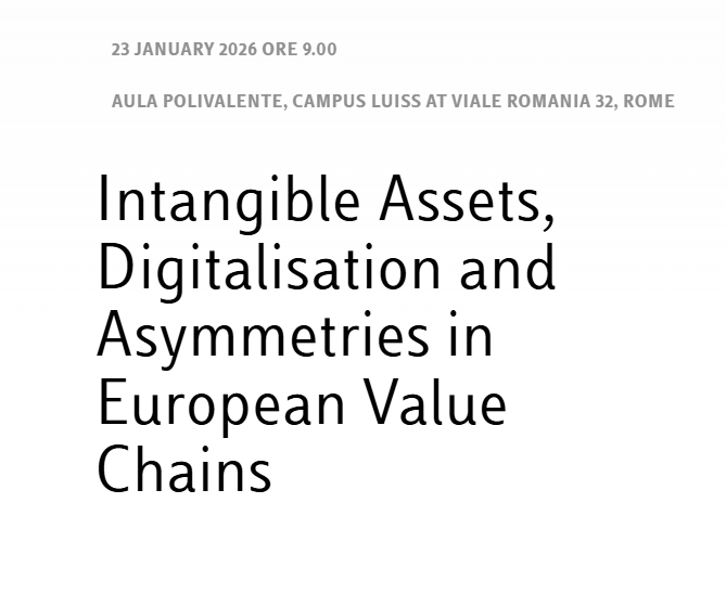 Intangible Assets, Digitalisation and Asymmetries in European Value Chains